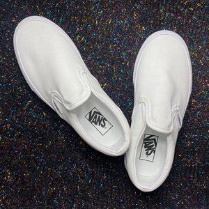 Vans Slip Ons - White